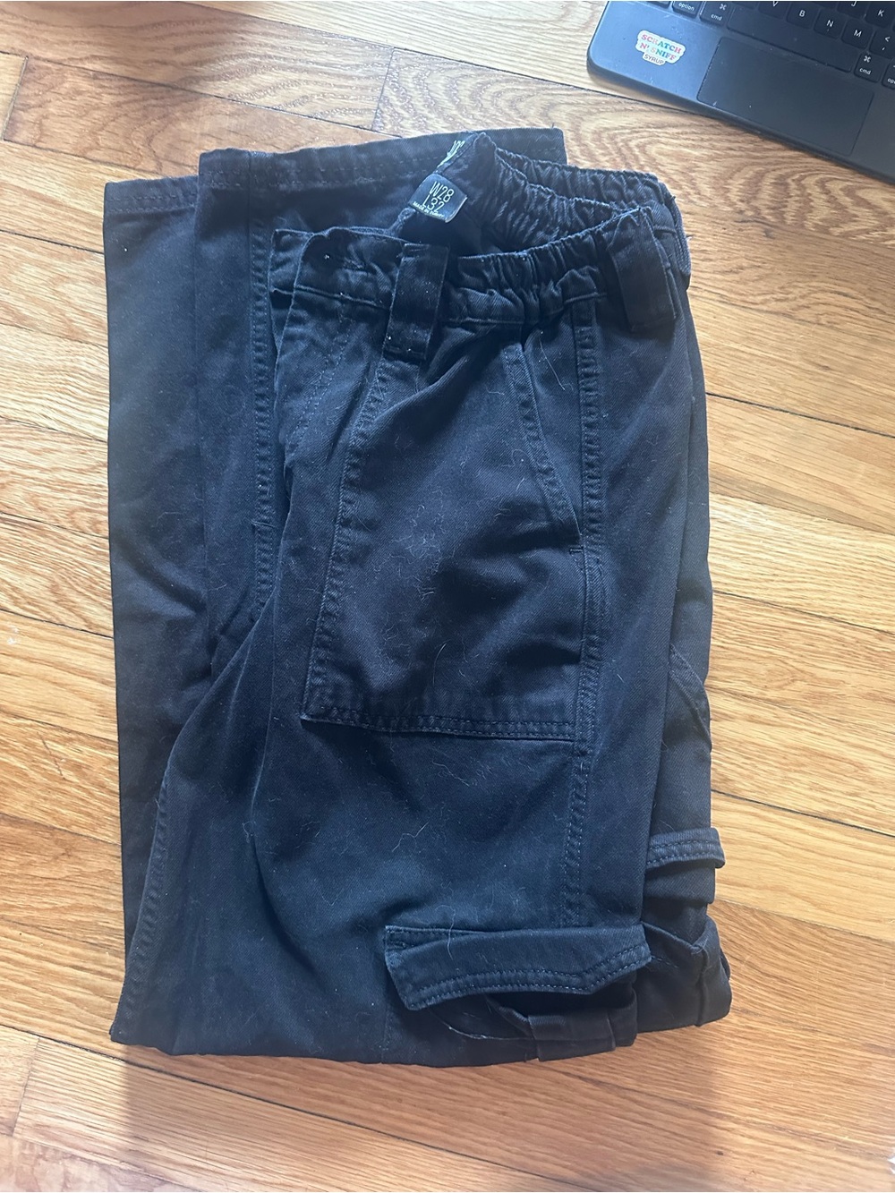 BDG Black Cargo Pants